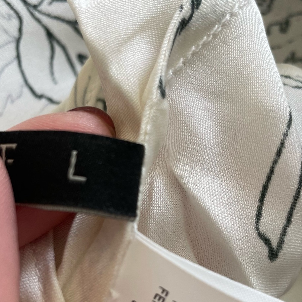 **NWT** Silk Blend Blouse - Picture 8 of 10